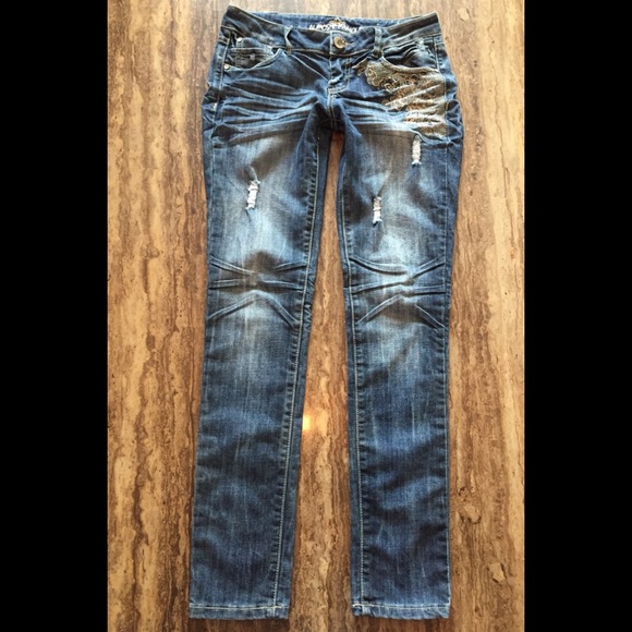 almost famous distressed jeans